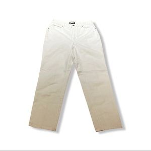 DKNY white jeans